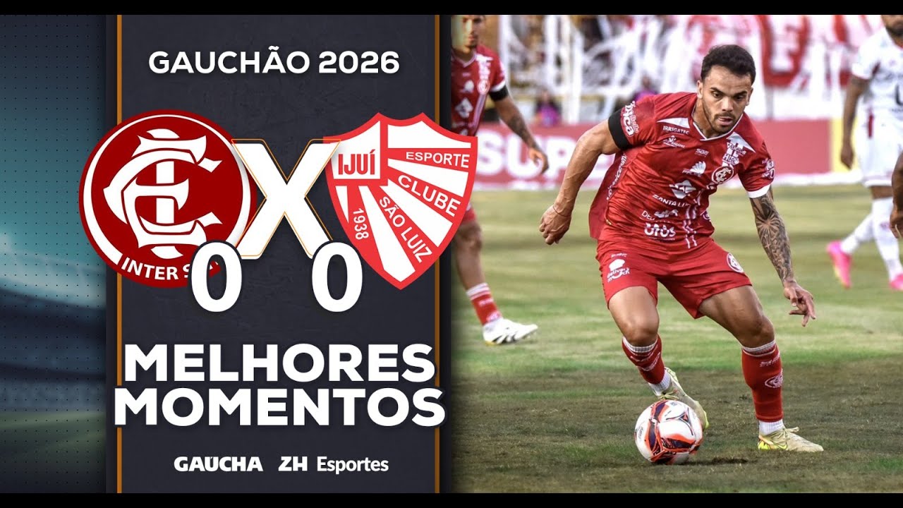 INTER-SM 0x0 S&Atilde;O LUIZ | MELHORES MOMENTOS | GAUCH&Atilde;O | 14/01/2026