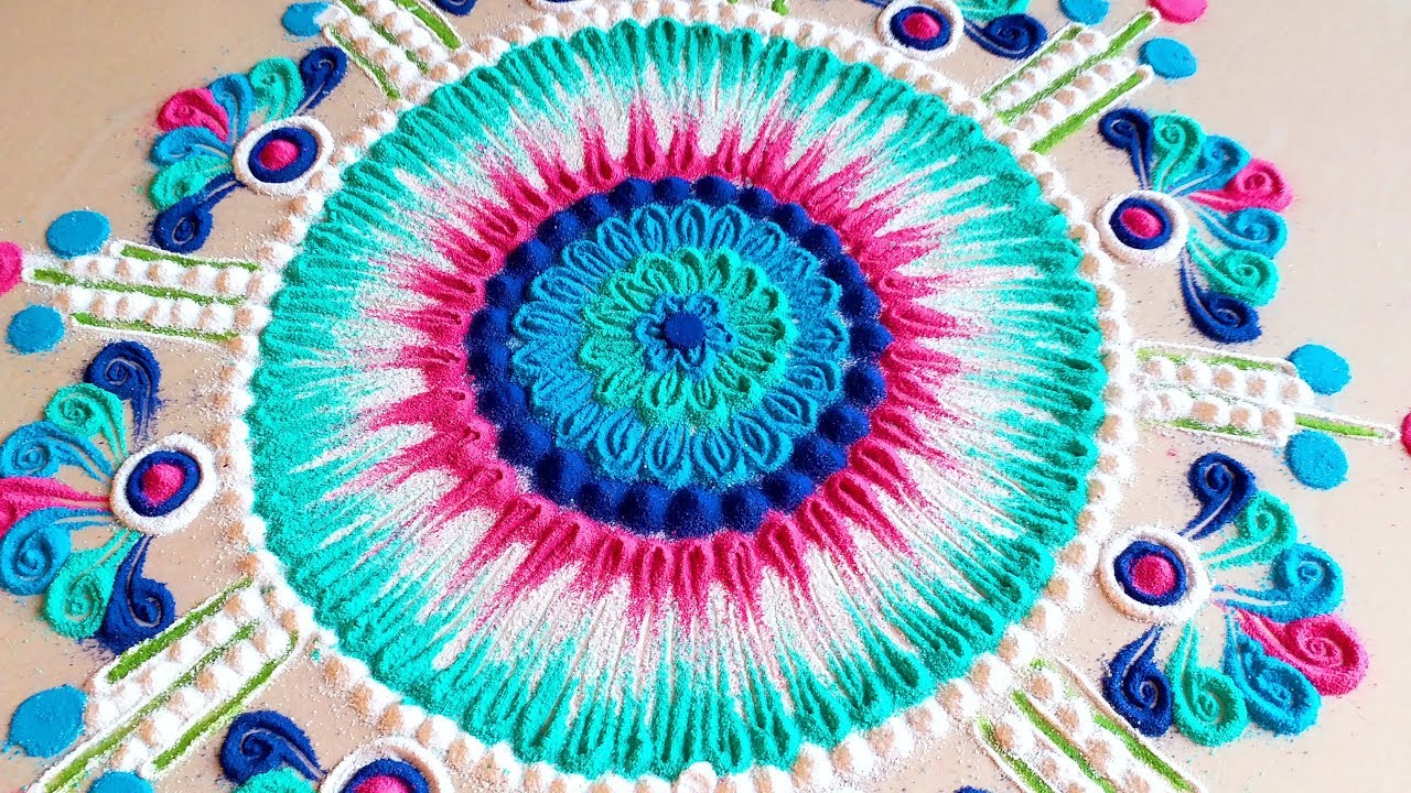 DIWALI Rangoli |  Beautiful Rangoli Design | Rangoli Easy and Beautiful Designs for Diwali