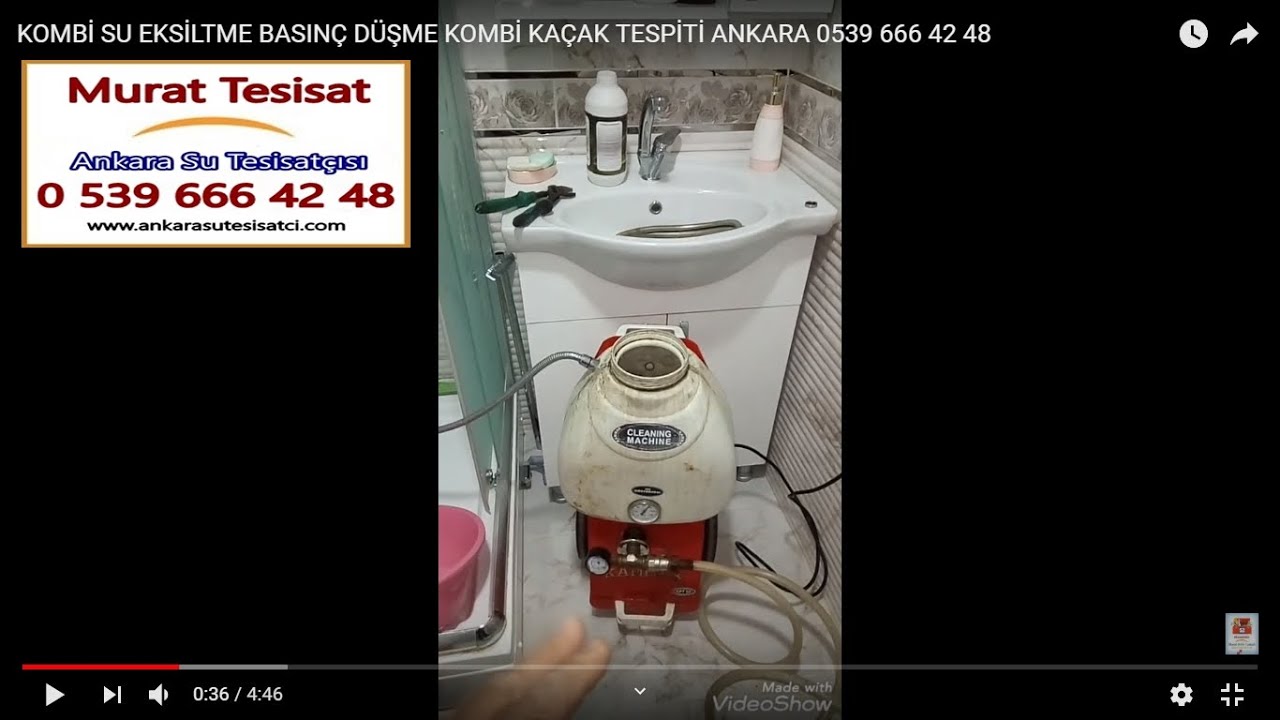 KOMBİ SU EKSİLTME BASINÇ DÜŞME KOMBİ KAÇAK TESPİTİ ANKARA 0539 666 42 48