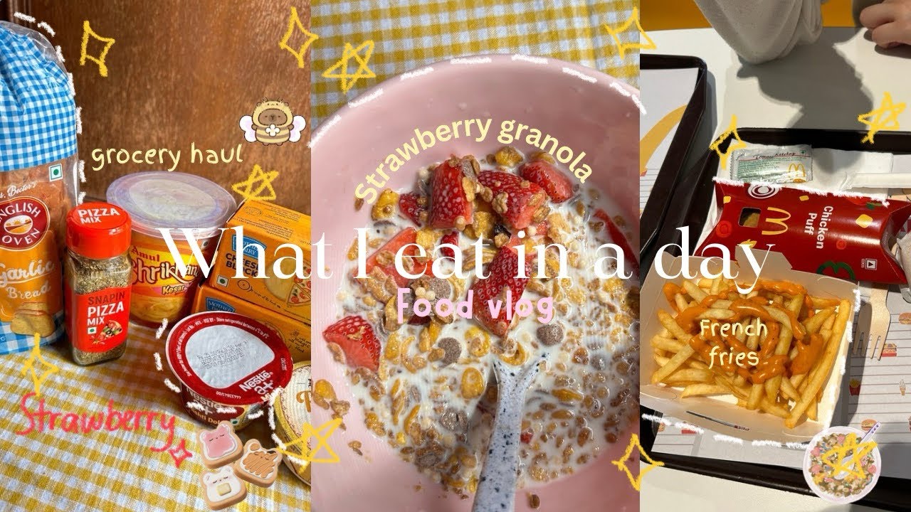 What I eat in a day in India ||aesthetic food vlog|| 💌 #whatieatinaday #minivlog #foodvlog 