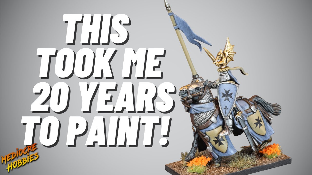 I painted my first Bretonnian Knight for The Old World! Bretonnian Diaries Entry 1!