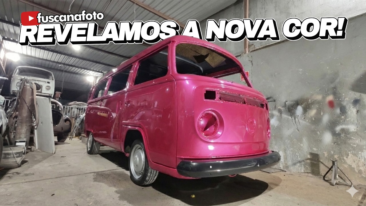 NÃO DA PRA ACREDITAR! ESSA É A NOVA COR DA KOMBI JUDITE! EP. 23 - Fusca na Foto