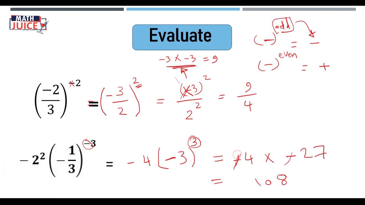 (الأسس الصحيحة)  p.3 Integer exponent