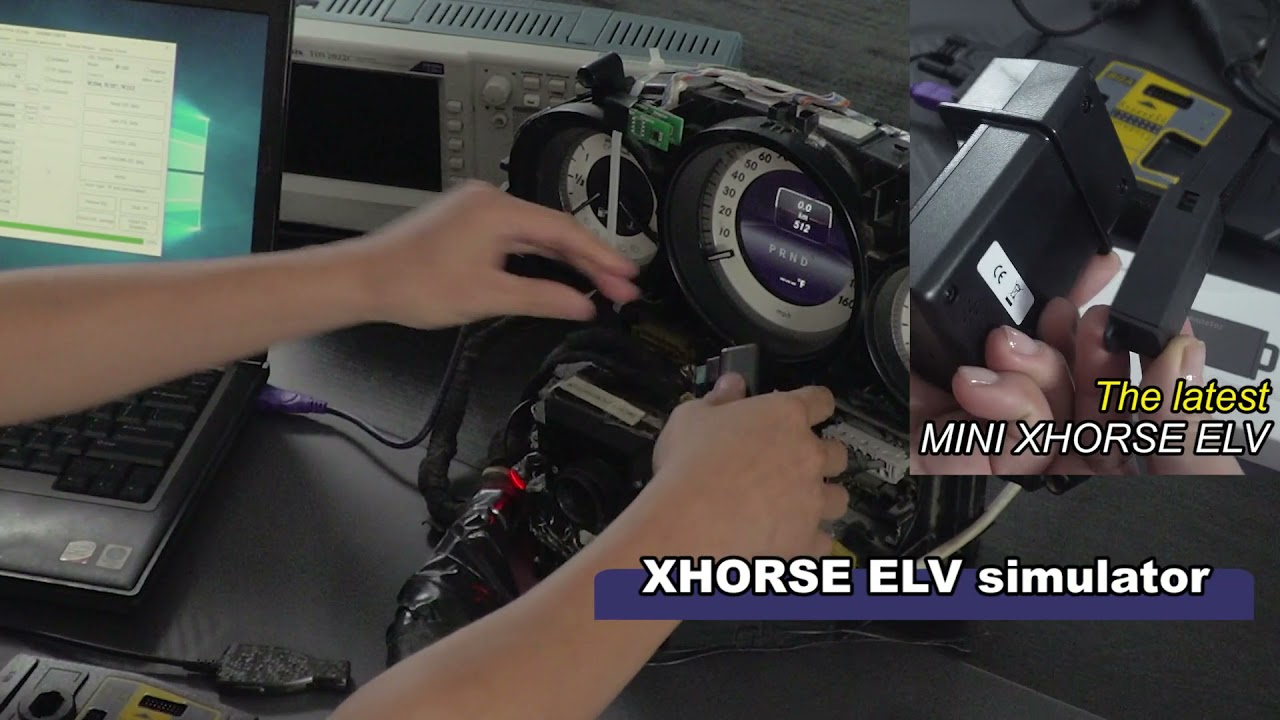 Xhorse ELV Simulator For Ben W204 ELS Damage Tutorials