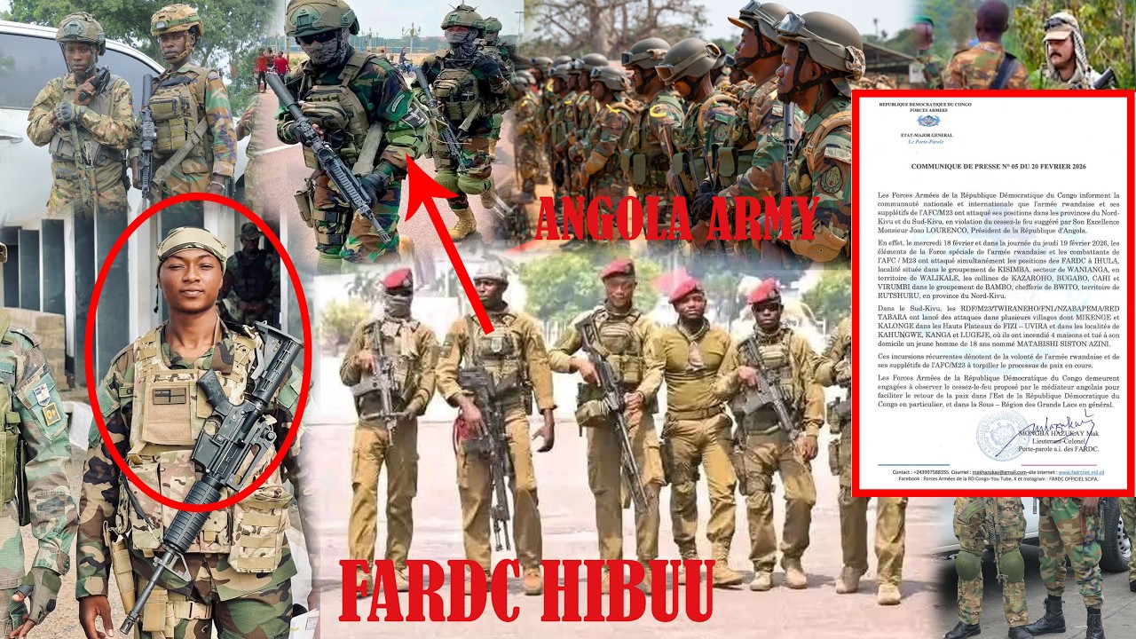 UVIRA BYAKOMEYE  FARDC ISOHOYE ITANGAZO RYURUGAMBA MIKENKE NAHO RYABUZE GICA ANGOLE YOHEREZE INGABO