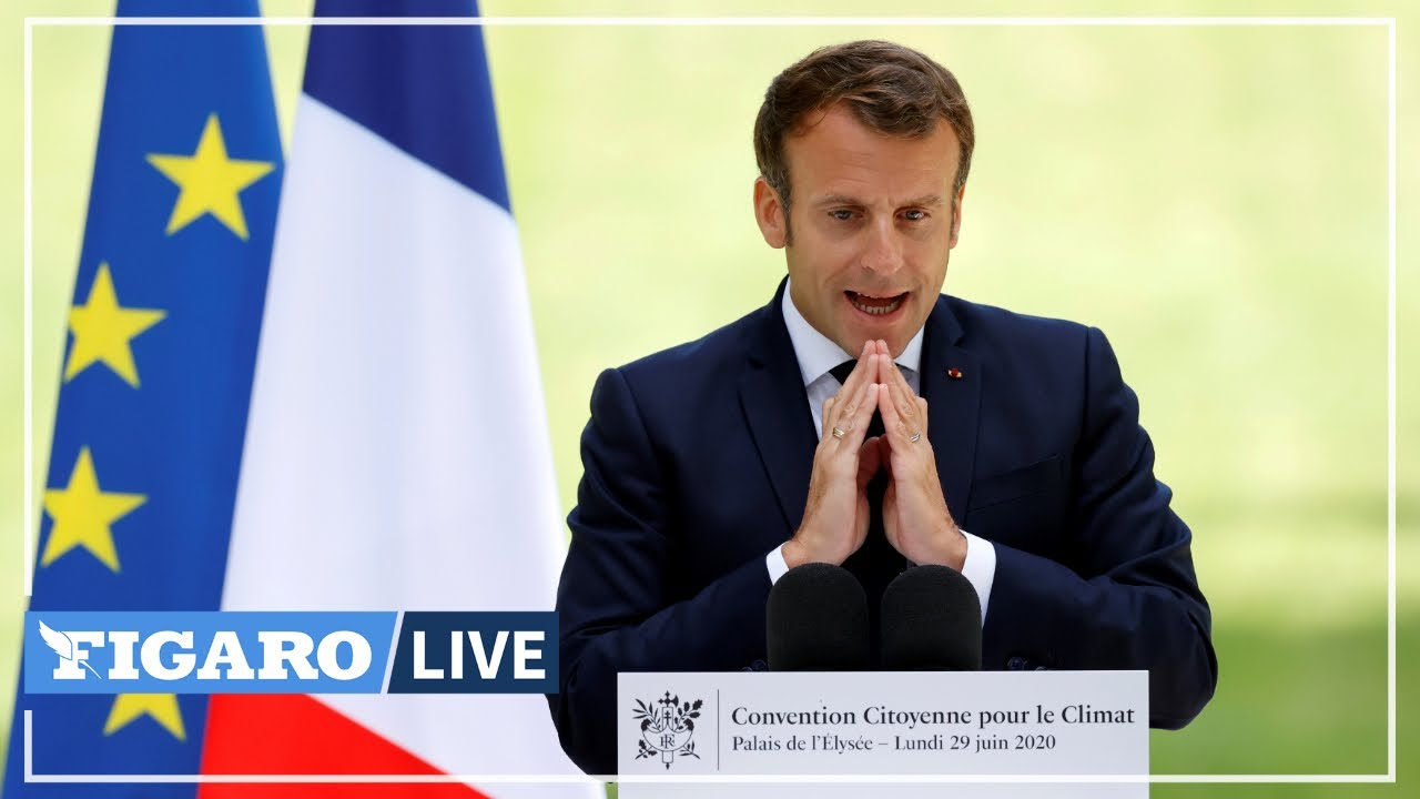 🔴&laquo;La D&Eacute;CROISSANCE n'est pas une r&eacute;ponse au d&eacute;fi climatique&raquo;, explique Emmanuel Macron