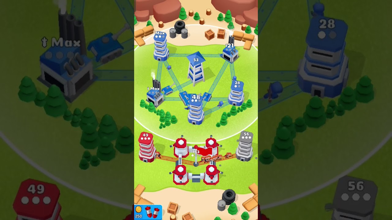 tower 🗼 war #battle #gameplay #bigbattle #augmentedrealitygame #games #teammech #mobilegame