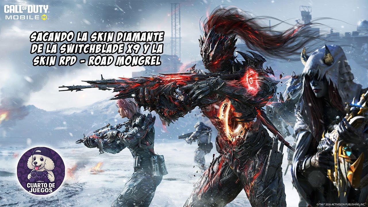 COD MOBILE - SACANDO LA SKIN DIAMANTE DE LA SWITCHBLADE X9 Y LA SKIN RPD - ROAD MONGREL