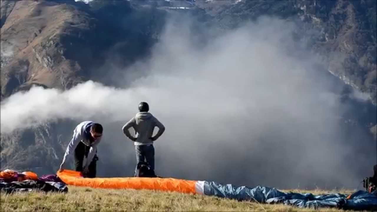 Parapente d'hiver en Vallée d' Ossau