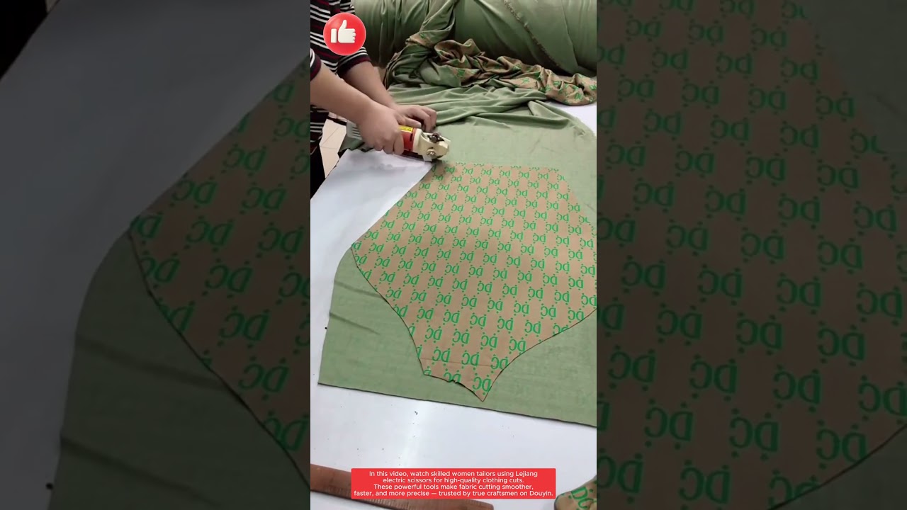 Tailor&rsquo;s Secret Tool &mdash; Lejiang Electric Scissors in Action! ✂️⚡👗