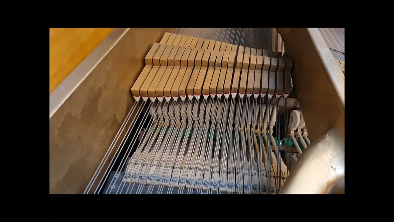 Inside the big piano