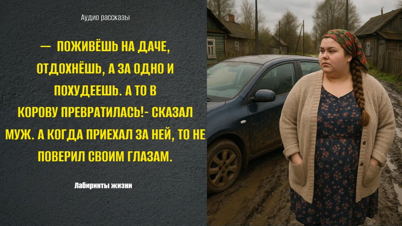 Хоть похудеешь, а то в корову превратилась! Аудио рассказ :