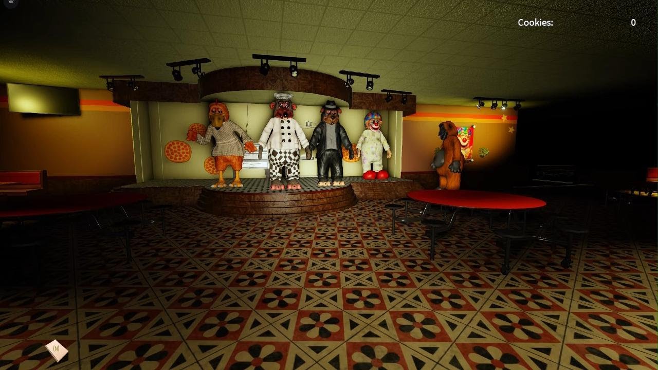 Playing with my friend in Five Nights at Freddy's