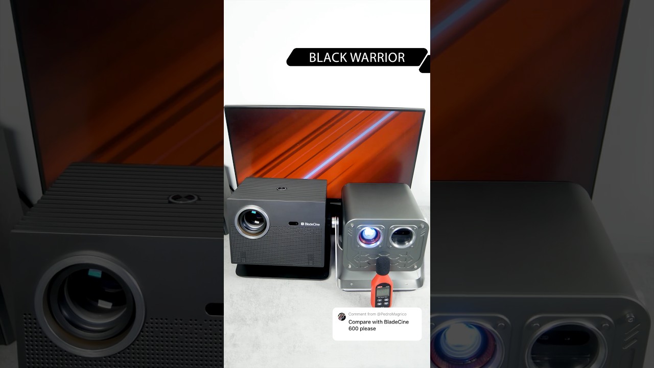 Black Warrior 4K Projector vs BladeCine Cube 600