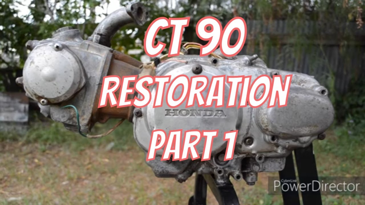 Rusty Honda CT 90 Engine Restoration Journey - Pt 1
