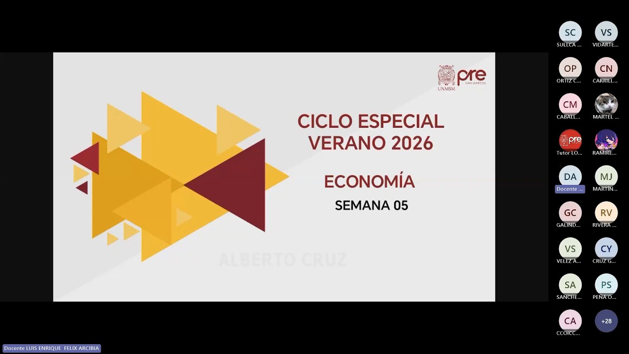 Economía - Semana 05 - Pre San Marcos Ciclo Especial de Verano 2026 (Nuevo Ciclo)