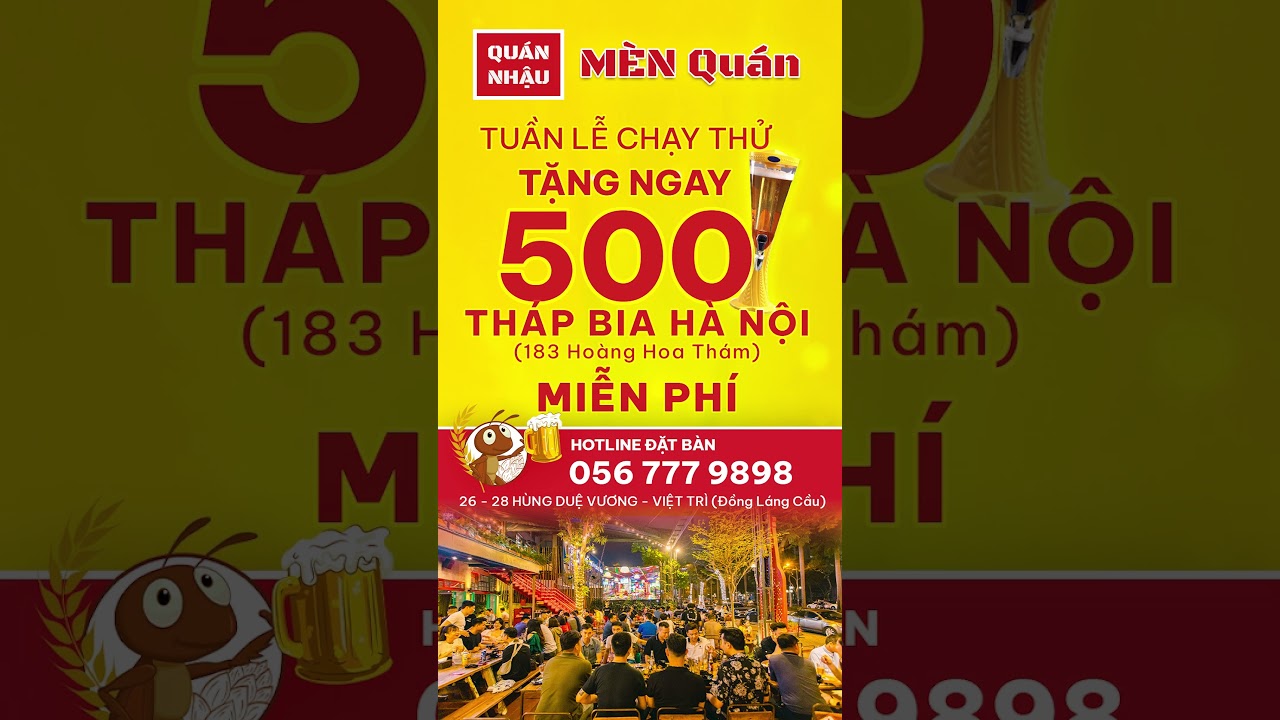 MIỄN PH&Iacute; 500 TH&Aacute;P BIA H&Agrave; NỘI - TUẦN LỄ CHẠY THỬ