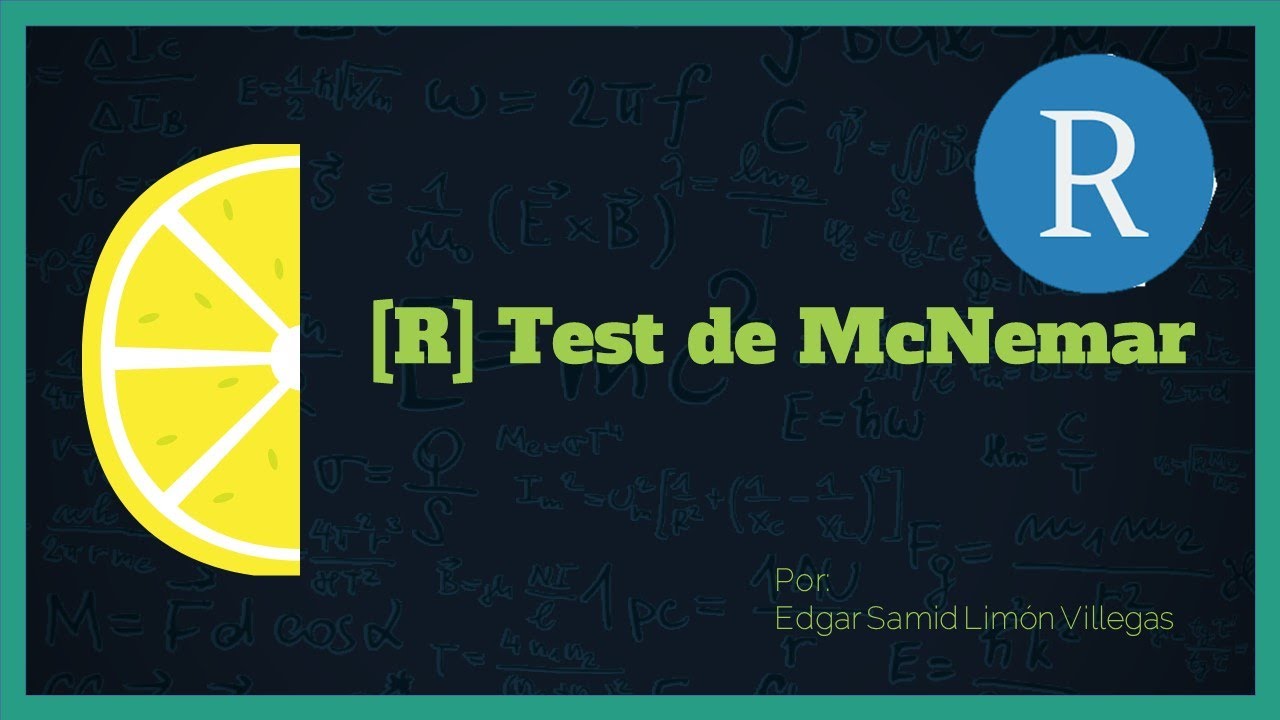 Test McNemar en R