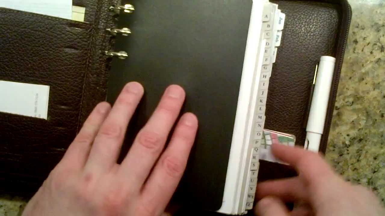 An update on the zipped Franklin Quest binder