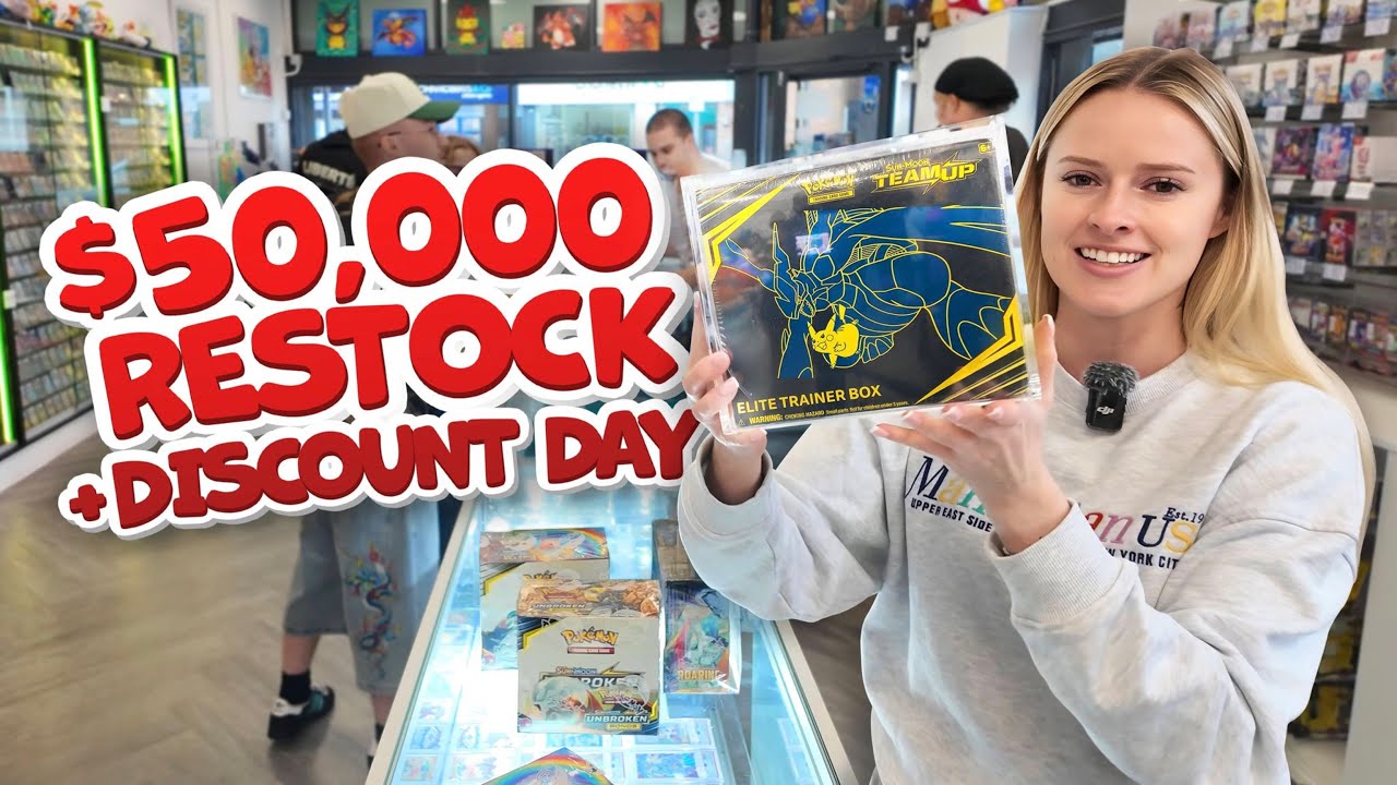 INSANE $50,000 Pokemon Shop Restock | Biggest Discount Event Ever 
