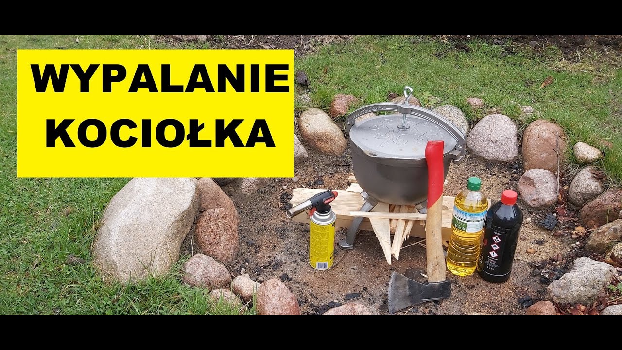 Jak wypalić kociołek żeliwny przed pierwszym użyciem. #kociołek