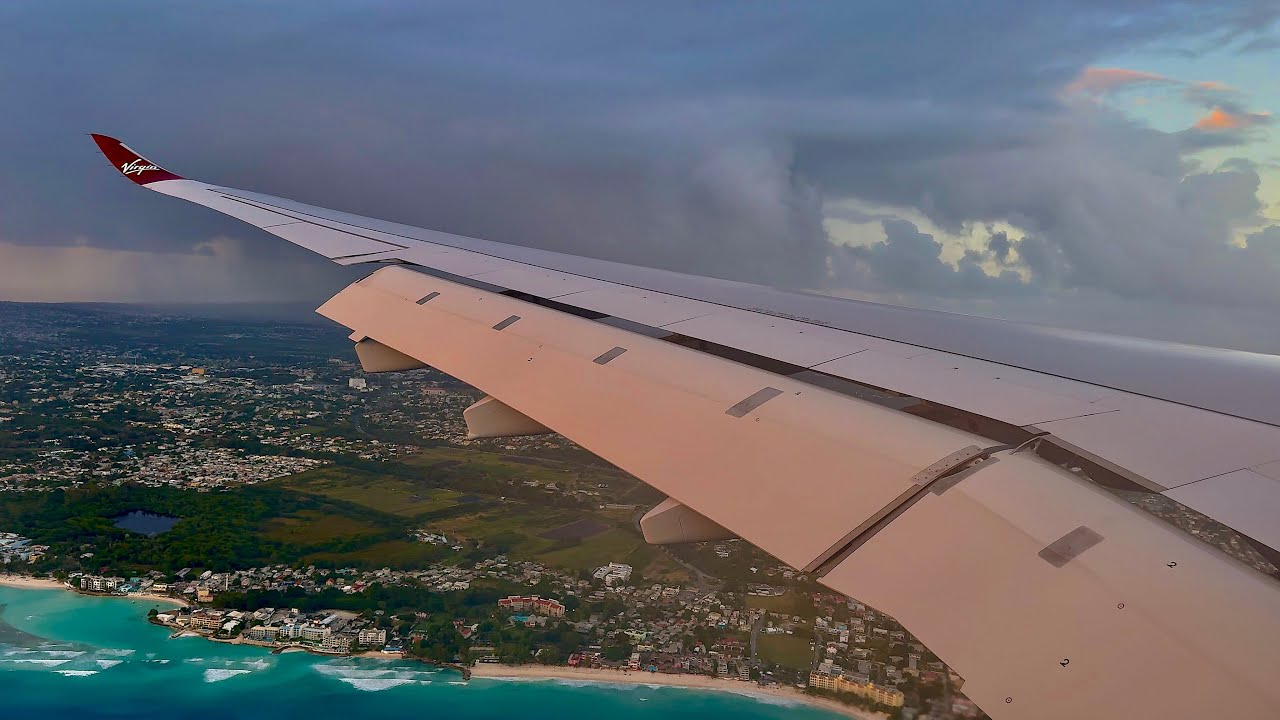 [4K] – Stunning Barbados Landing – Virgin Atlantic – Airbus A330-900N – BGI – G-VRIF – SCS 1439