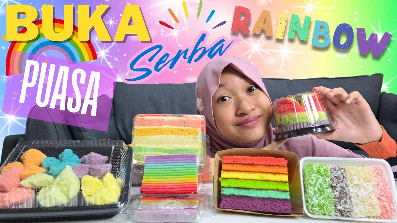 Buka Puasa Hunting Di Mall - AQILLA Makan Warna RAINBOW 🤣 Aqilla's Diary