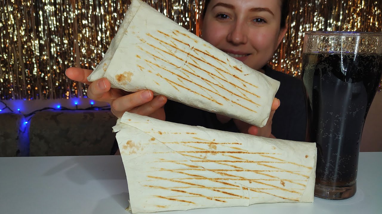 ДВЕ СОЧНЫЕ ШАВЕРМЫ МУКБАНГ | TWO SHAWERMA WITH CHICKEN ASMR MUKBANG | eating show | 먹방
