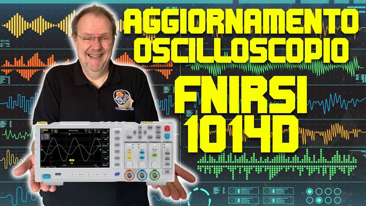 SH120 - Aggiornamento e altre misure oscilloscopio FNIRSI 1014D