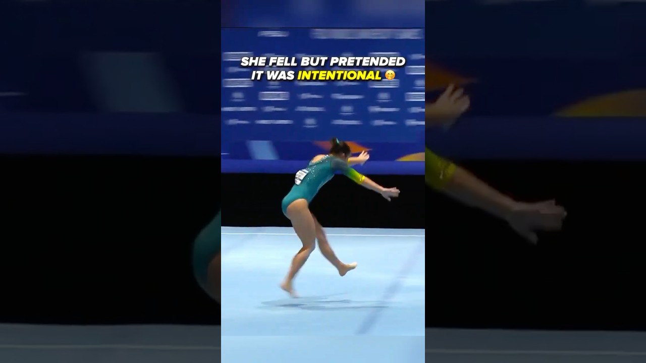 This might be the smoothest save I've EVER seen😳 #gymnastics #save #floorexercise #tumbling