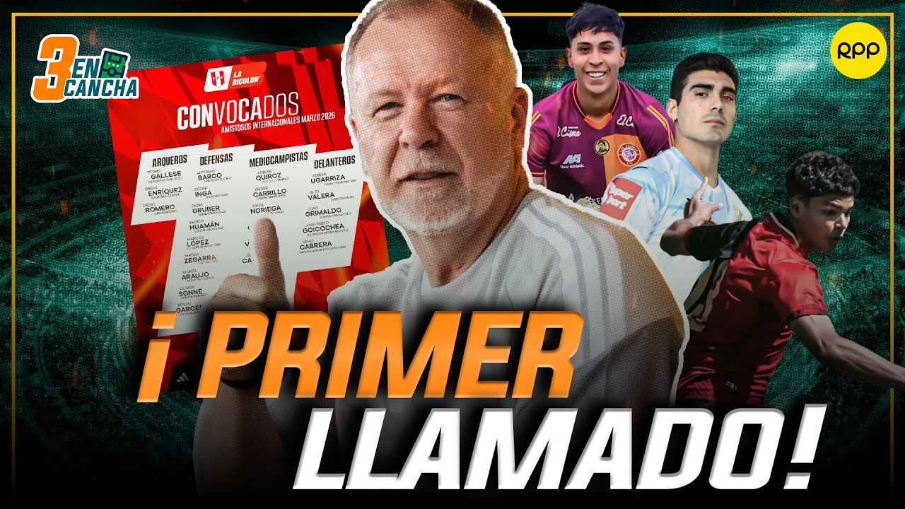 #ENVIVO | 🔴SELECCIÓN PERUANA: LAS SORPRESAS DE MENEZES EN SU PRIMERA CONVOCATORIA #3ENCANCHA