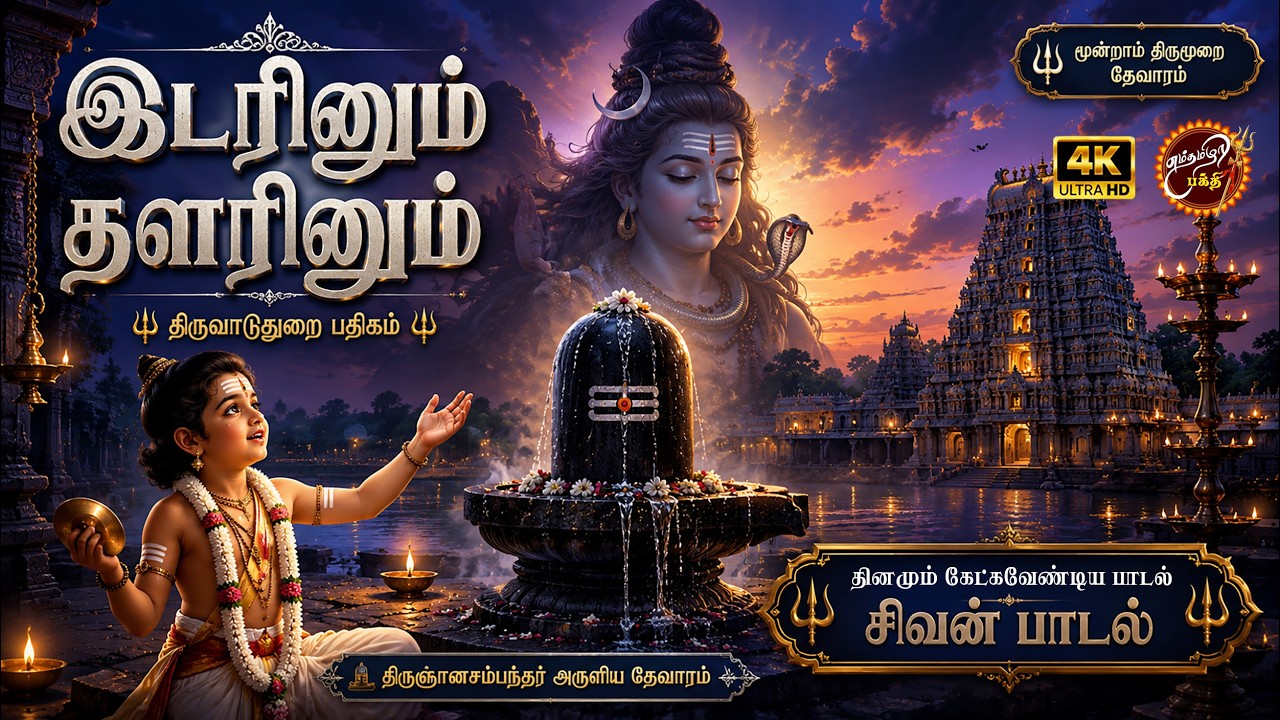 இடரினும் தளரினும் | Idarinum Thalarinum –  #tamil #tamildevotional #shiva #tamil #song