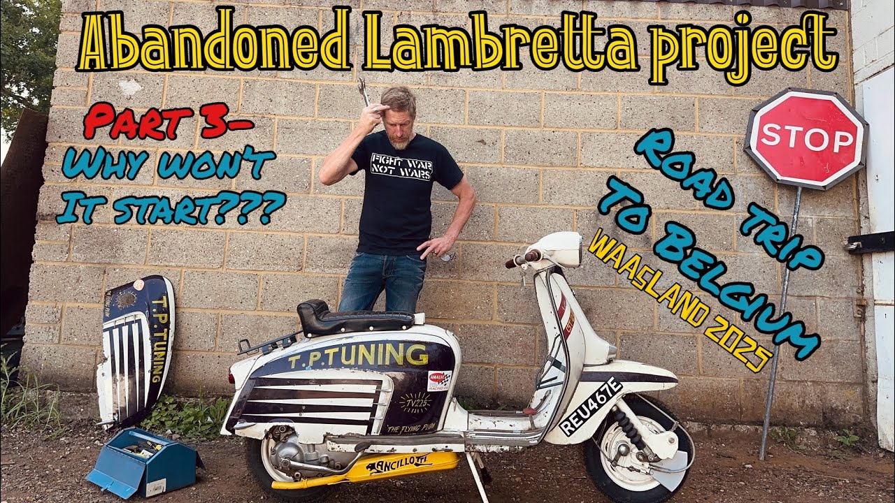 Abandoned Lambretta project part 3, why won’t it start?!?… back on ‘the flying plum’ 