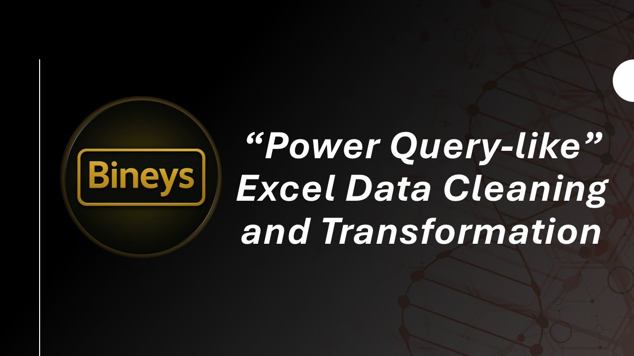 POWER QUERY LIKE EXCEL DATA TRANSFORMATION 01