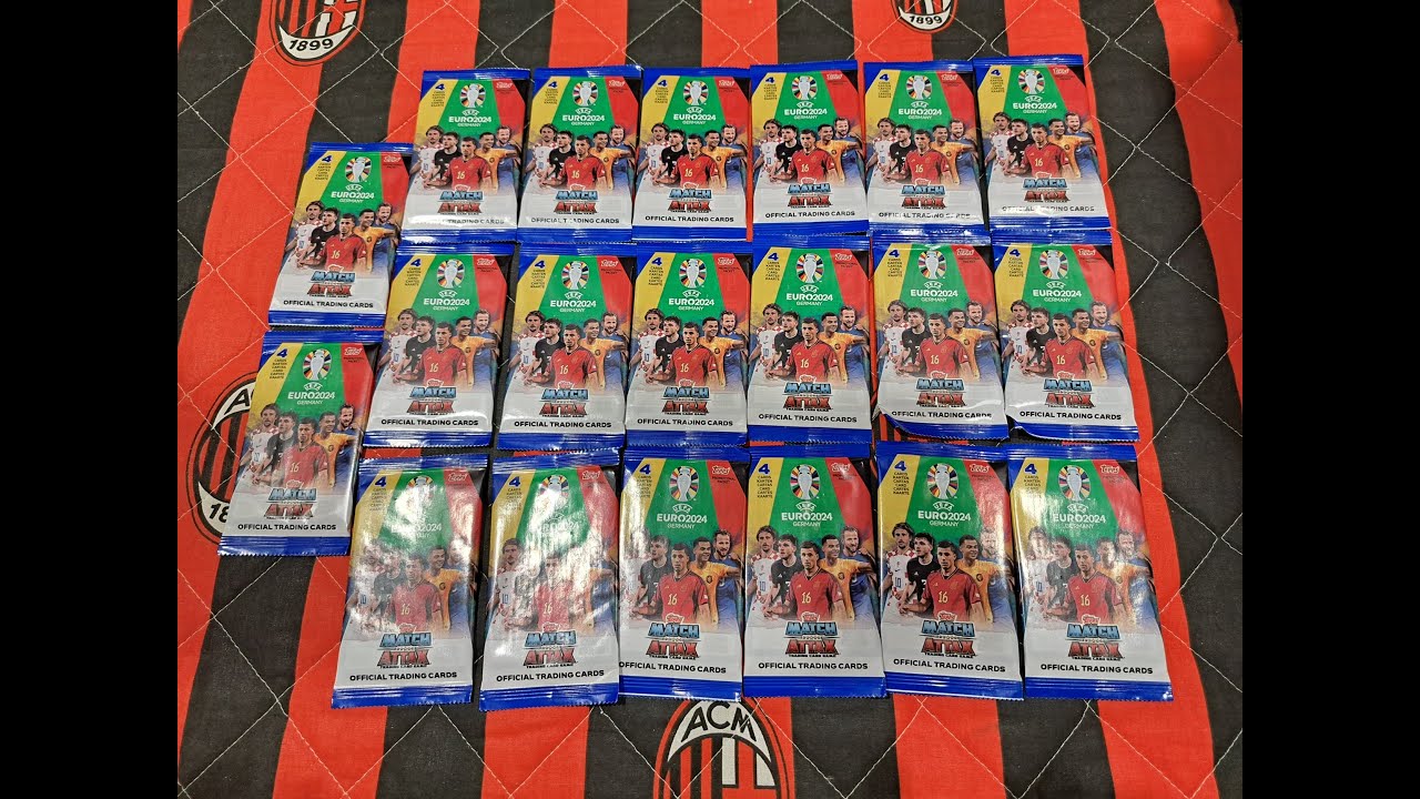 TOPPS MATCH ATTAX EURO 2024 GERMANY - OTWIERAM 20 SASZETEK PO 4 KARTY - JAKIE HITY WPADŁY???