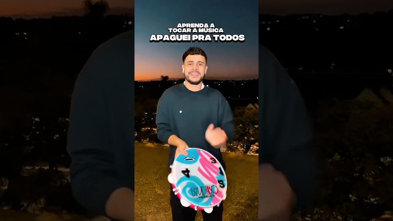 Aprenda pandeiro na m&uacute;sica Apaguei pra todos - Ferrugem #aprendapandeiro  #pandeiro #pagode #samba