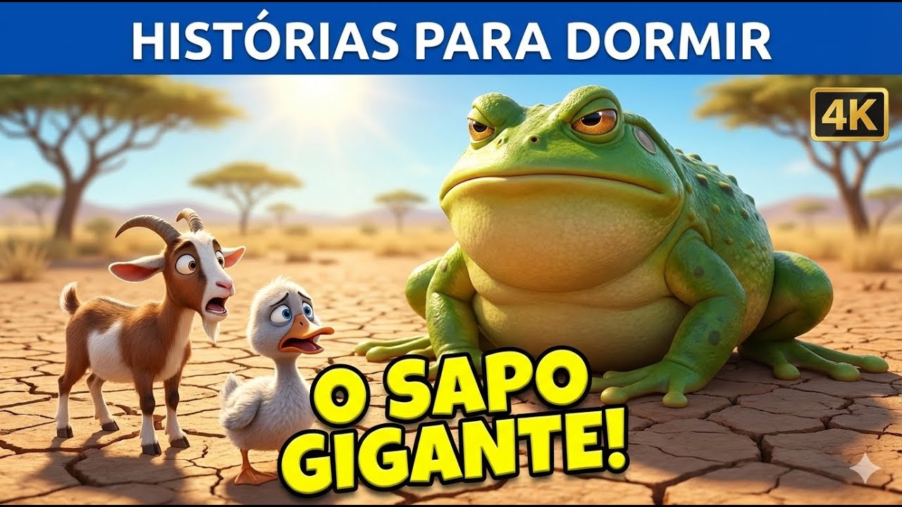 Os 3 Cabritinhos Billy 🐐 O Patinho Feio 🦆 Tiddalik, o Sapo Sedento 🐸 | Histórias para Dormir