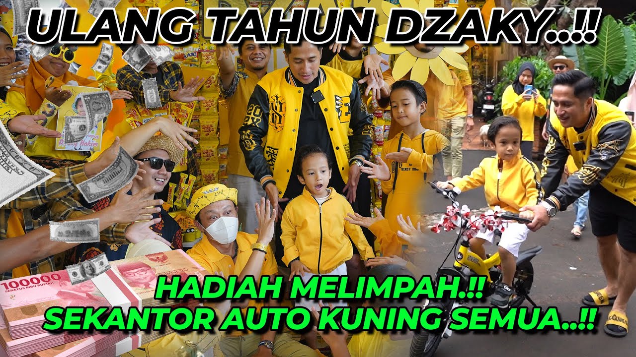 TAKJUB..!! DIUMUR YANG KE 5,DZAKY BERJANJI NGGA AKAN MELAKUKAN INI.....