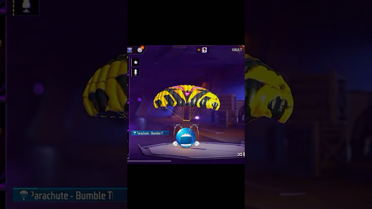 Old Parachute Skin Free Fire 🪂💀| Shelby YT #freefire #parachute #skin #shorts