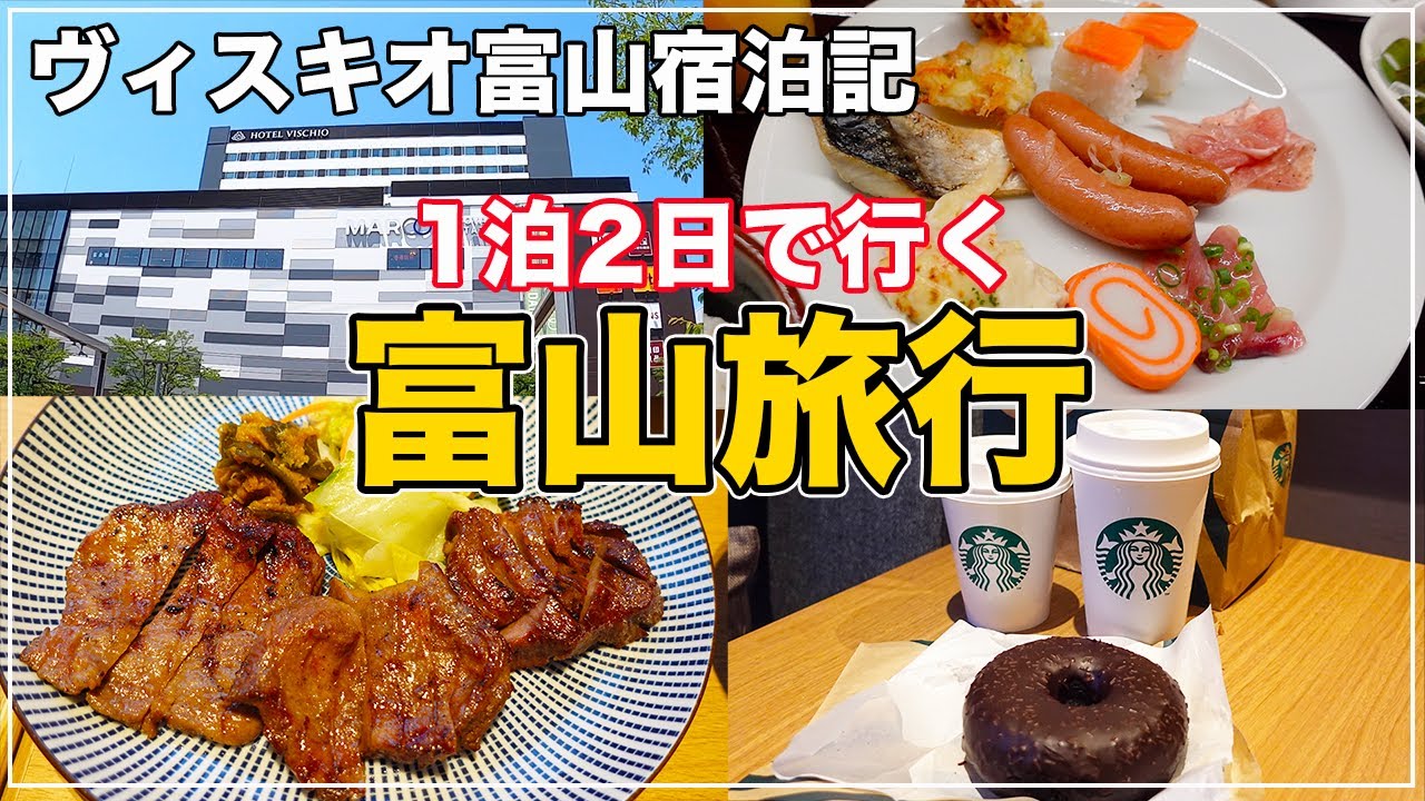 富山駅すぐ！ホテルヴィスキオ富山宿泊記【富山旅行】
