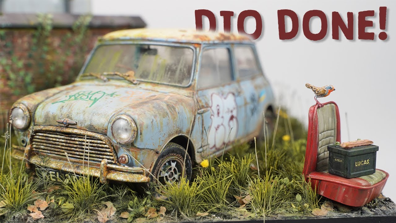 DIORAMA Tamiya Mini Cooper 1/24 Scale Done! A Tribute To Night Shift 😘