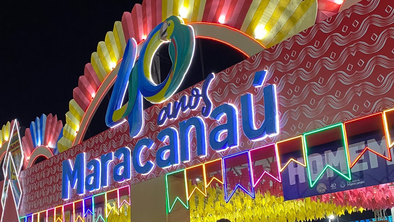 VISITA AO SÃO JOÃO DE MARACANAÚ-CE 2023. MAIOR DO PLANETA.