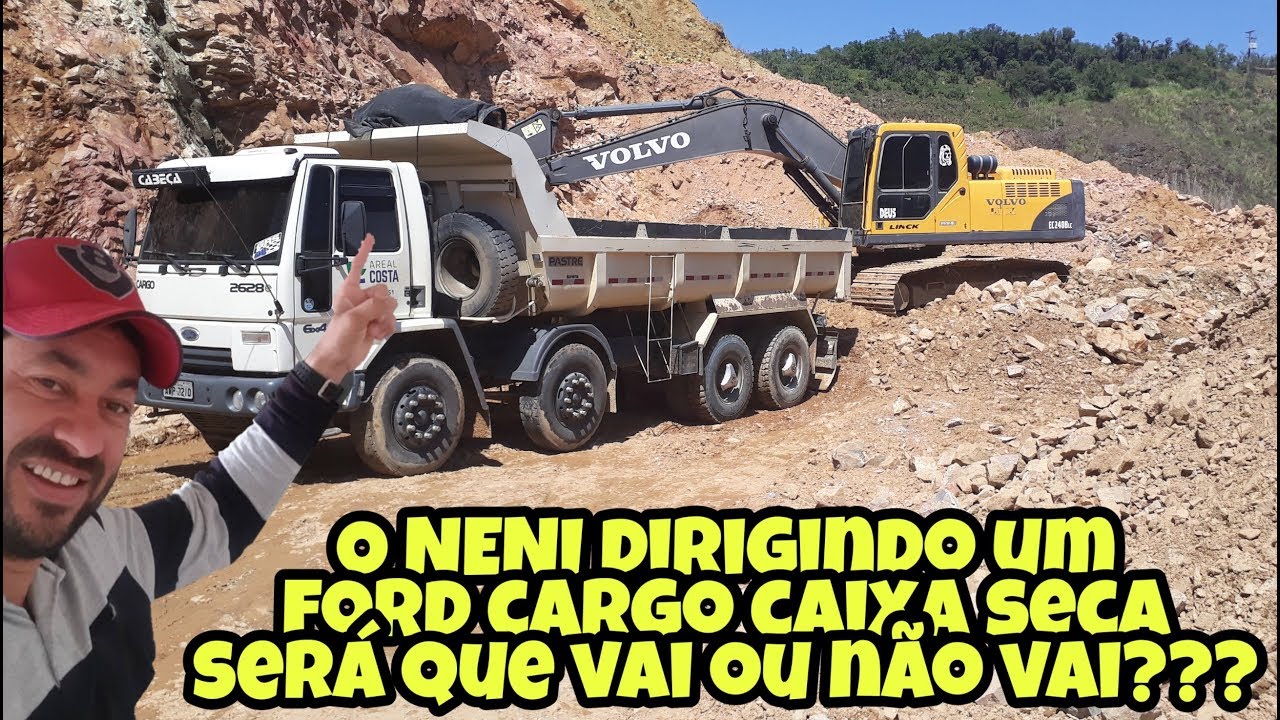 O NENI DIRIGINDO FORD CARGO SERÁ QUE VAI OU NÃO VAI???