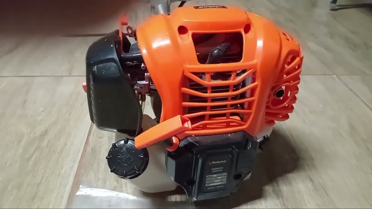 Roçadeira Tekna 4 tempos 38,9cc 1,6 HP. Lâmina 2 pontas serrilhada #tekna #roçadeira #sitio