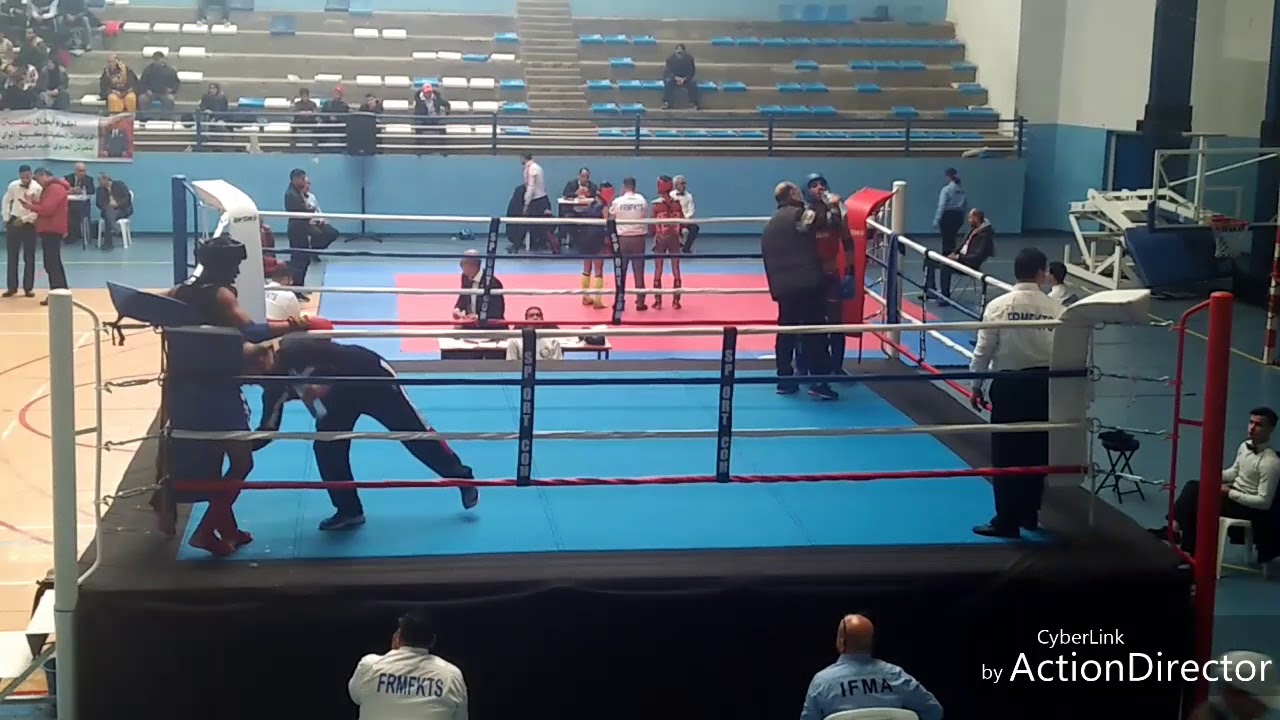 انتصار قوي للبطل المغربي رشيد شرف في رياضة المواي تاي Muay thai Maroc