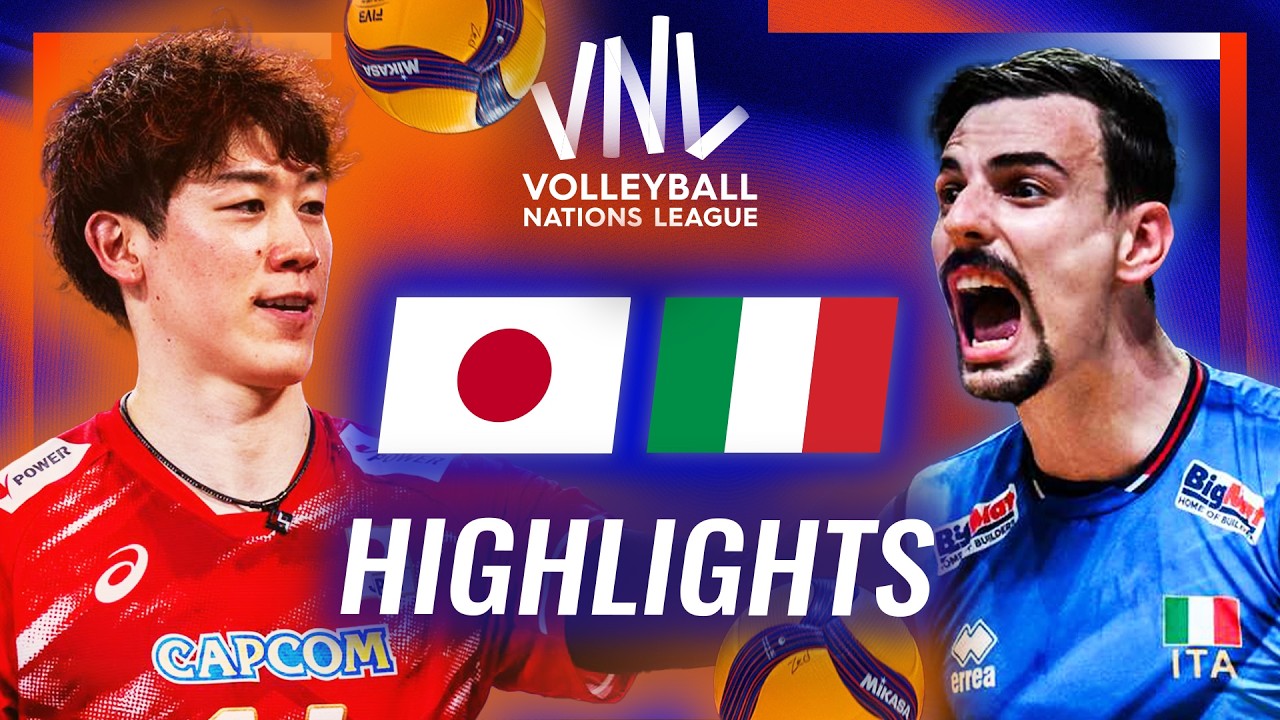 Japan 🇯🇵 vs. Italy 🇮🇹 - Highlights | Week 3 | Men's VNL 2026