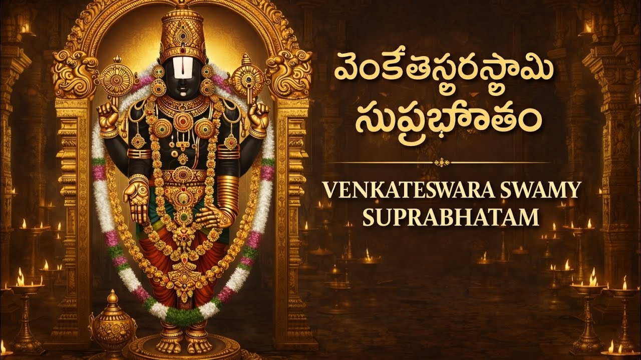 🌄 Sri Venkateswara Swamy Suprabhatam | Morning Divine Vibes 🙏