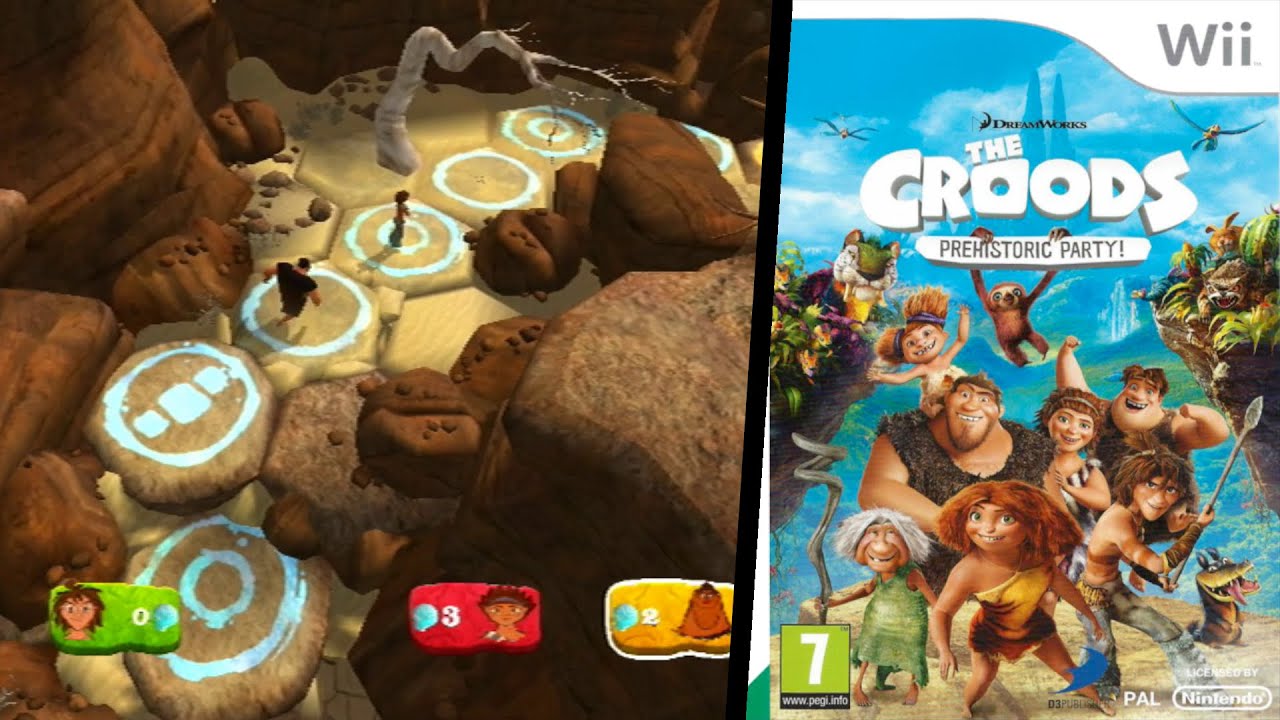 The Croods: Prehistoric Party! ... (Wii) Gameplay