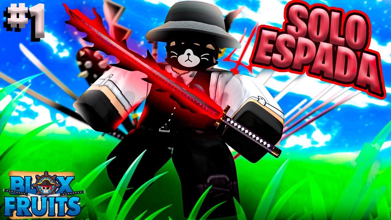 DE NIVEL 1 AL 700 SOLO A ESPADA EN BLOX FRUITS! 1/2