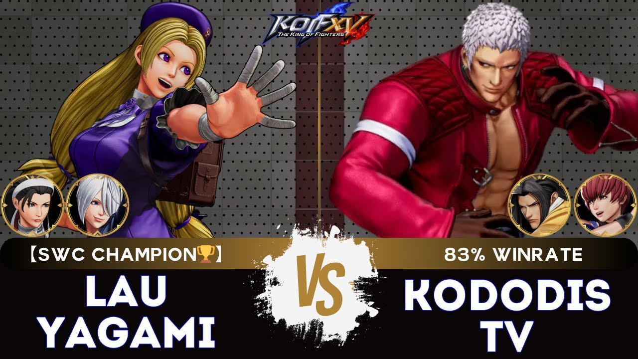 KOF XV ▰ LAUYAGAMI (&Aacute;ngel/Hinako/Chizuru) 🆚 KODODIS TV (Gato/Chris/O.Yashiro)🎞️Replay Match - 12/25